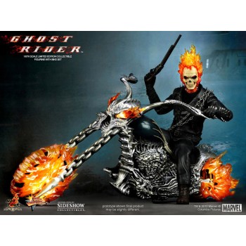 Ghost Rider Movie Masterpiece Action Figure 1/6 Ghost Rider with Hellcycle 30 cm